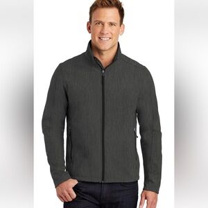 Port Authority Dark Gray Core Soft Shell Jacket Sz XL